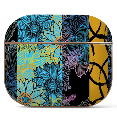 AirPods 3rd Generation Contemporary Cover, Hibiscus and Sunflower - Berkin Arts