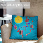 Art Abstract Throw Pillow Covers Pack of 2 18x18 Inch (Private Party by Wassily Kandinsky) - Berkin Arts