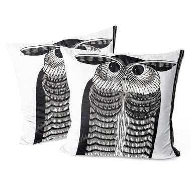 Art Animal Throw Pillow Covers Pack of 2 18x18 Inch (Hornuil by Samuel Jessurun de Mesquita) - Berkin Arts