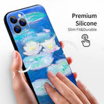 iPhone 11 Pro Cute Silicone Case(Water Lilies by Claude Monet) - Berkin Arts