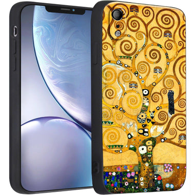 iPhone XR Silicone Case(Tree of Life by Gustav Klimt) - Berkin Arts