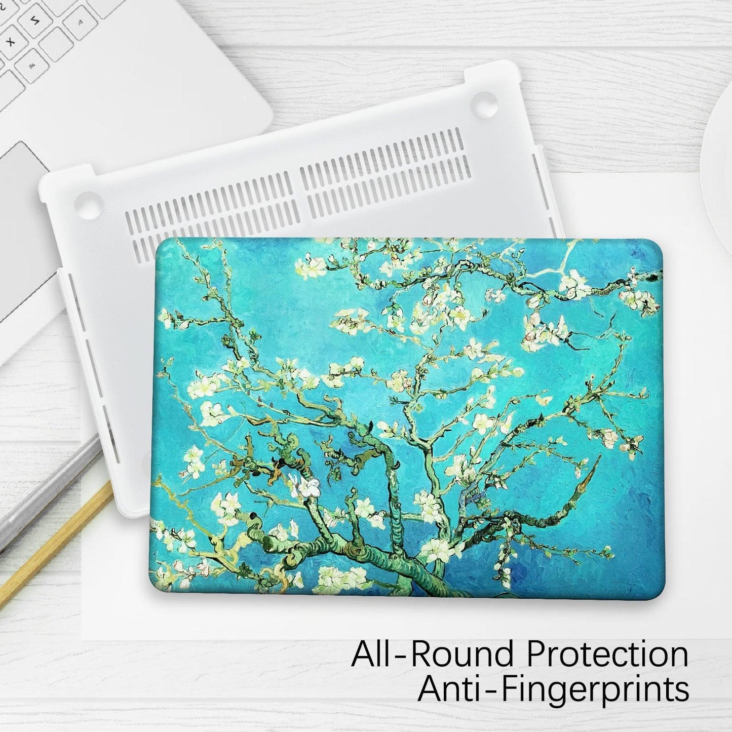 MacBook Pro 16 Inch Art Case , A2485/ A2780 (Almond Blossom by Vincent Van Gogh) - Berkin Arts